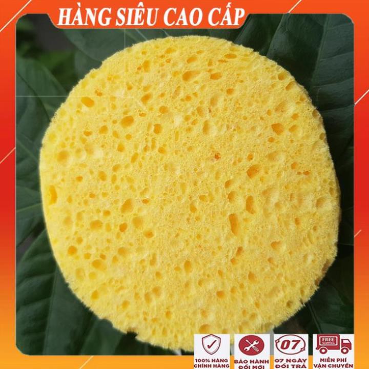 [FreeShip - HÀNG AUTH] Miếng bọt biển rửa mặt lỗ sidumi/Bông mút rửa mặt tạo bọt, tẩy tế bào chết và massage