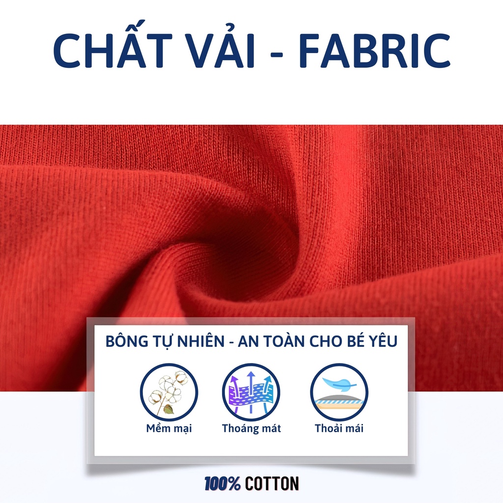 Áo thun bé trai ngắn tay 27Kids áo cộc nam 100% Cotton cho trẻ từ 2-10 tuổi BSTS10