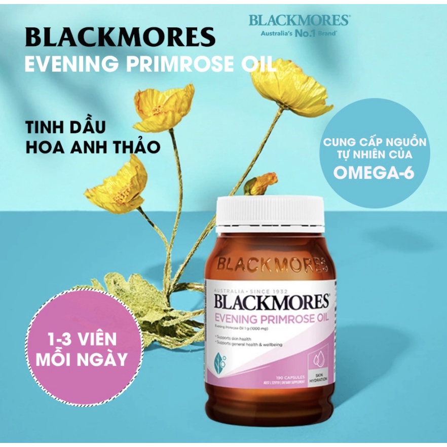 Tinh dầu hoa anh thảo Blackmores Úc 190 viên