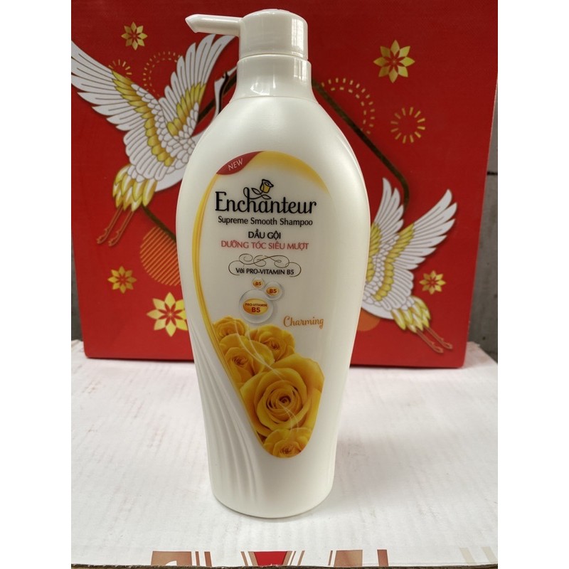 Dầu Gội Và Sữa Tắm Enchanteur Charming 650g
