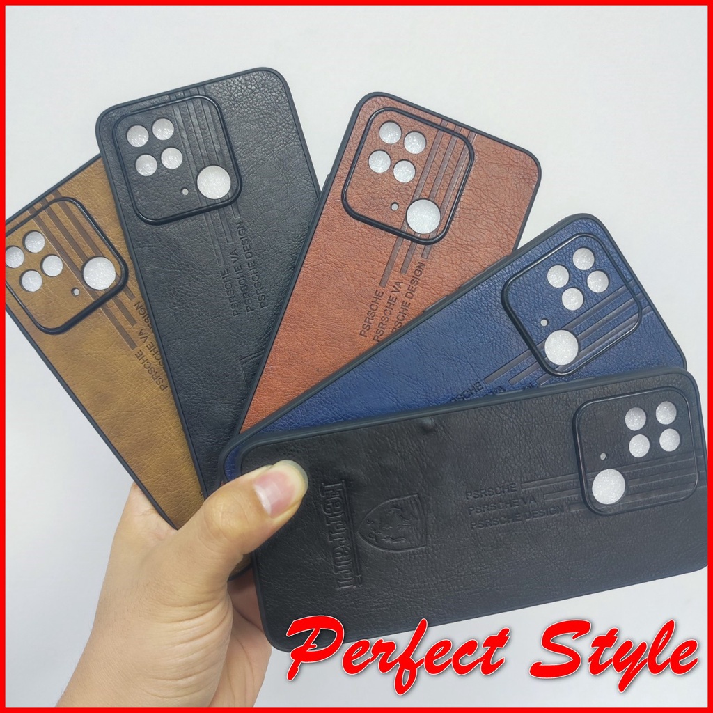 Ốp lưng da Ferari Xiaomi Mi 11T pro redmi 10c 10 Mi 11 lite Note 11 4g DGW Note 10 pro 4g 5g K40 pro Poco C40 K40 gaming