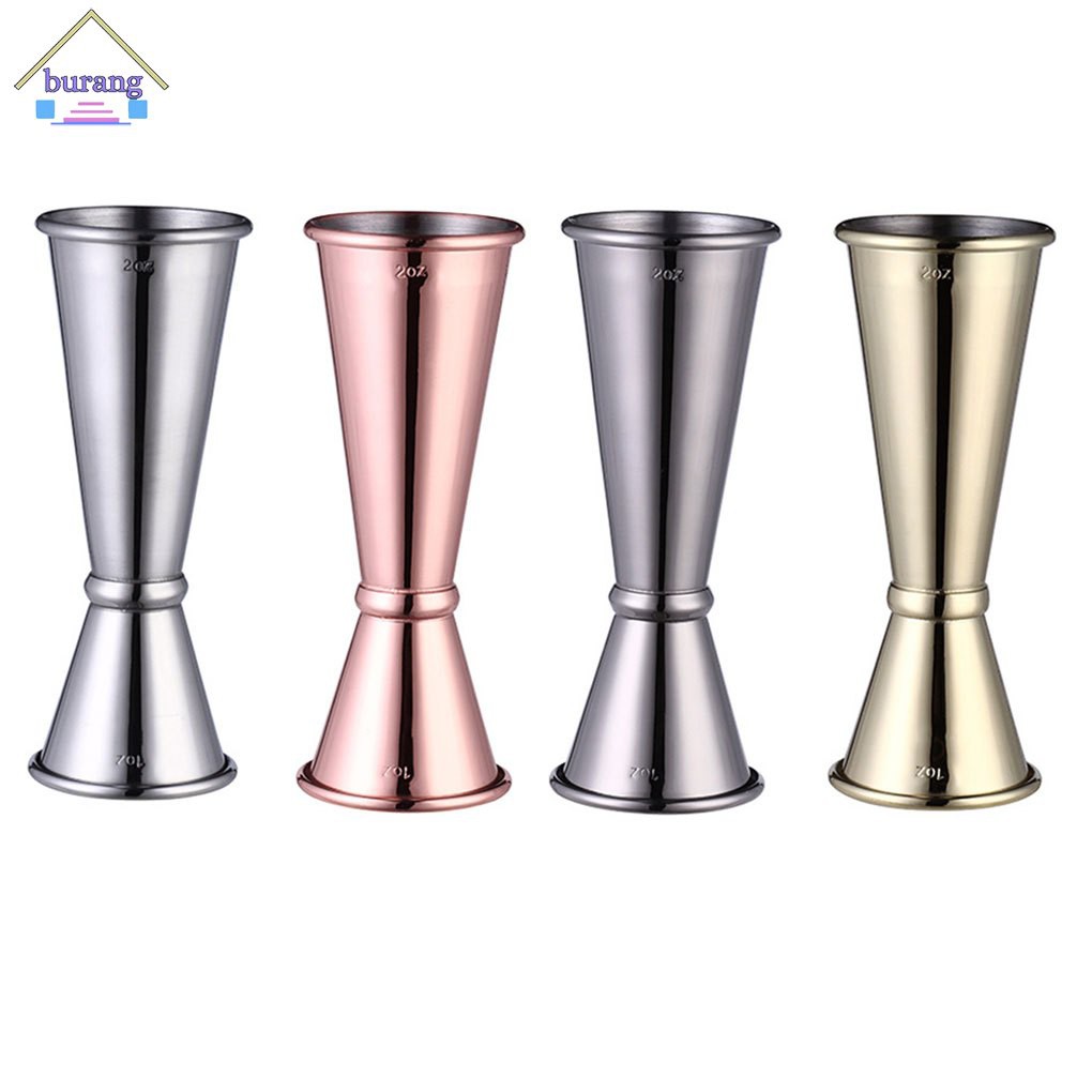 Cốc đo lường làm bằng thép không gỉ 30ml/ 60ml