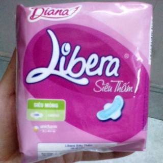 Băng vệ sinh Diana Libera siêu thấm siêu mỏng 8 miếng