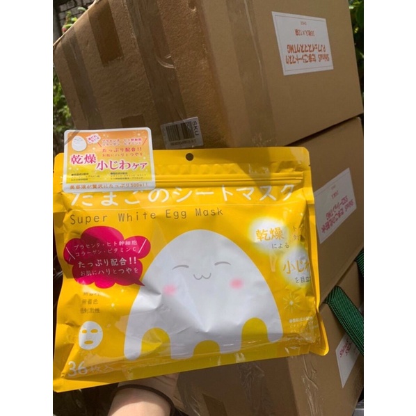 Mặt nạ trứng supper white egg mask 36 miếng