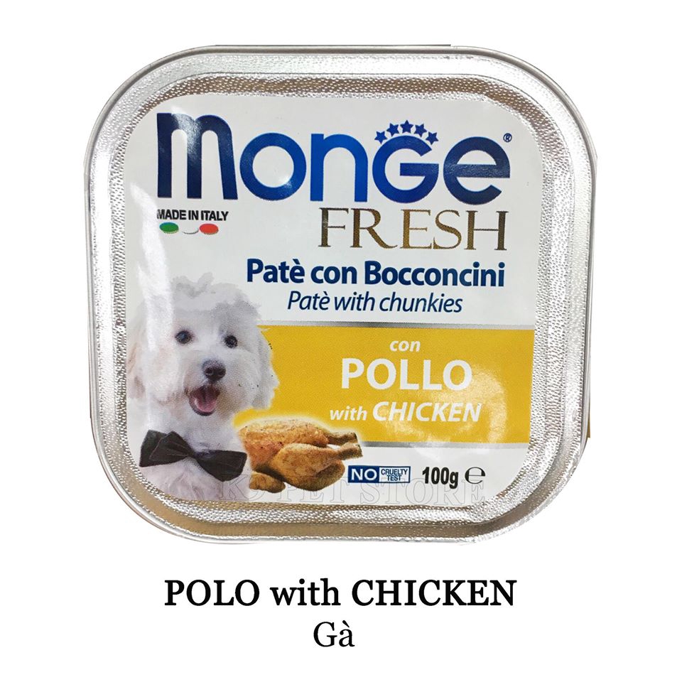 Pate cho chó MONGE - Nhập khẩu Ý 100gr