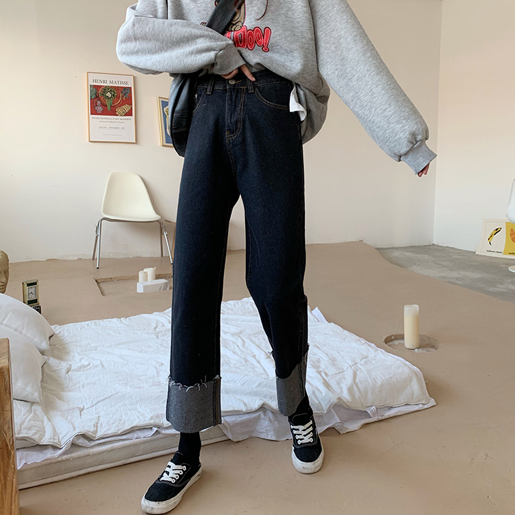 Quần Jean Lưng Cao Thiết Kế Co Giãn 38763 Thiết Kế Thời Trang