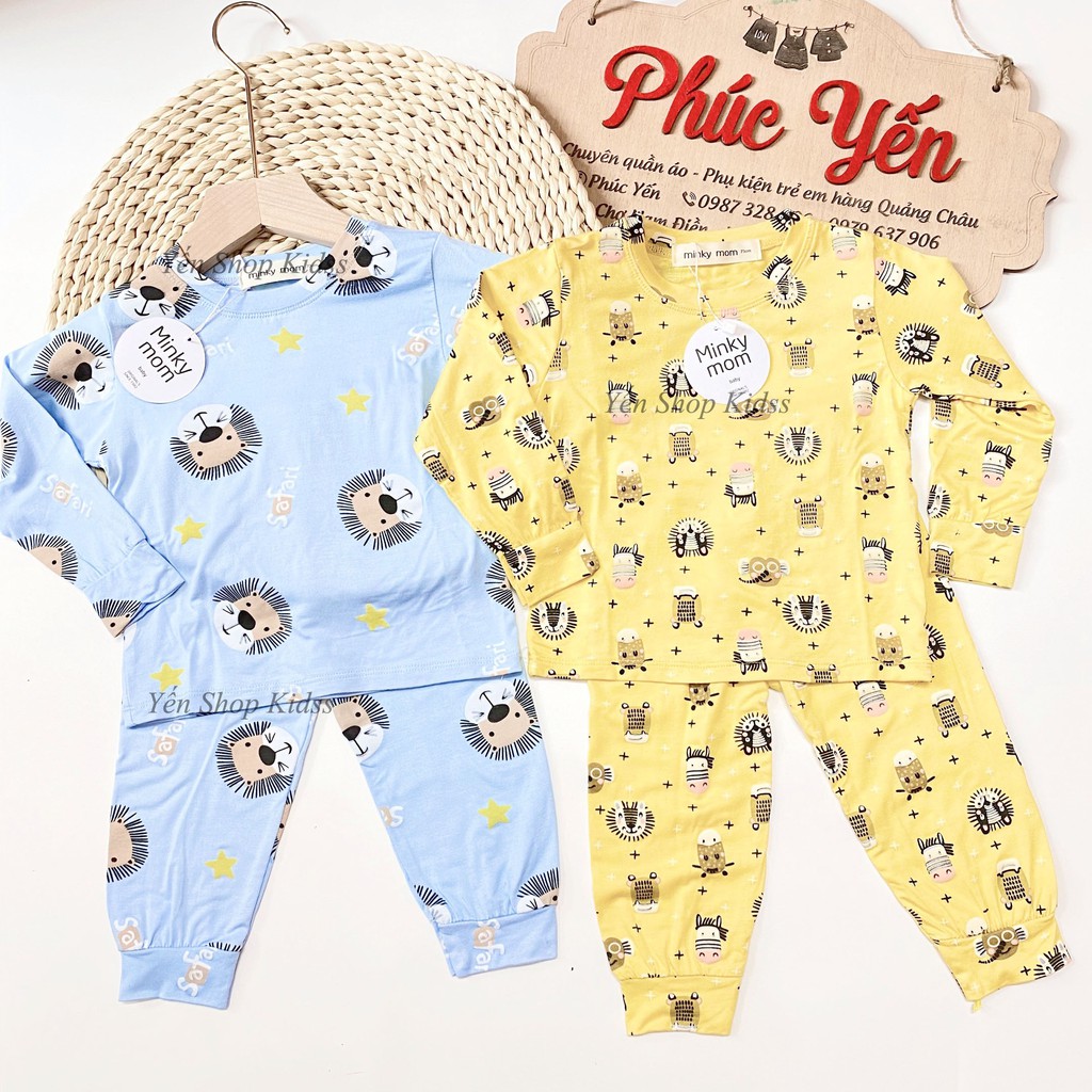 Sale !!! Bộ Dài In Toàn Thân Minky Mom Họa Tiết Maroko- Chó Snoopy  Cho Bé ( 7-19kg) (1275 )