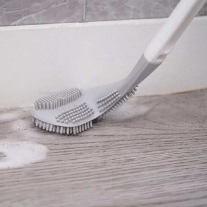 Chổi cọ toilét silicon chữ L