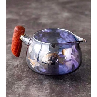 Tống thủy tinh cán gỗ đa sắc
