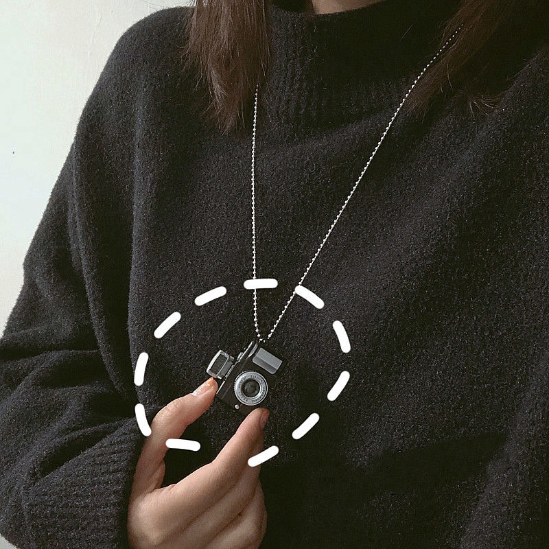 Dây Chuyền Mặt Hình Máy Ảnh Độc Đáo Phong Cách Hip-Hop Cá Tính