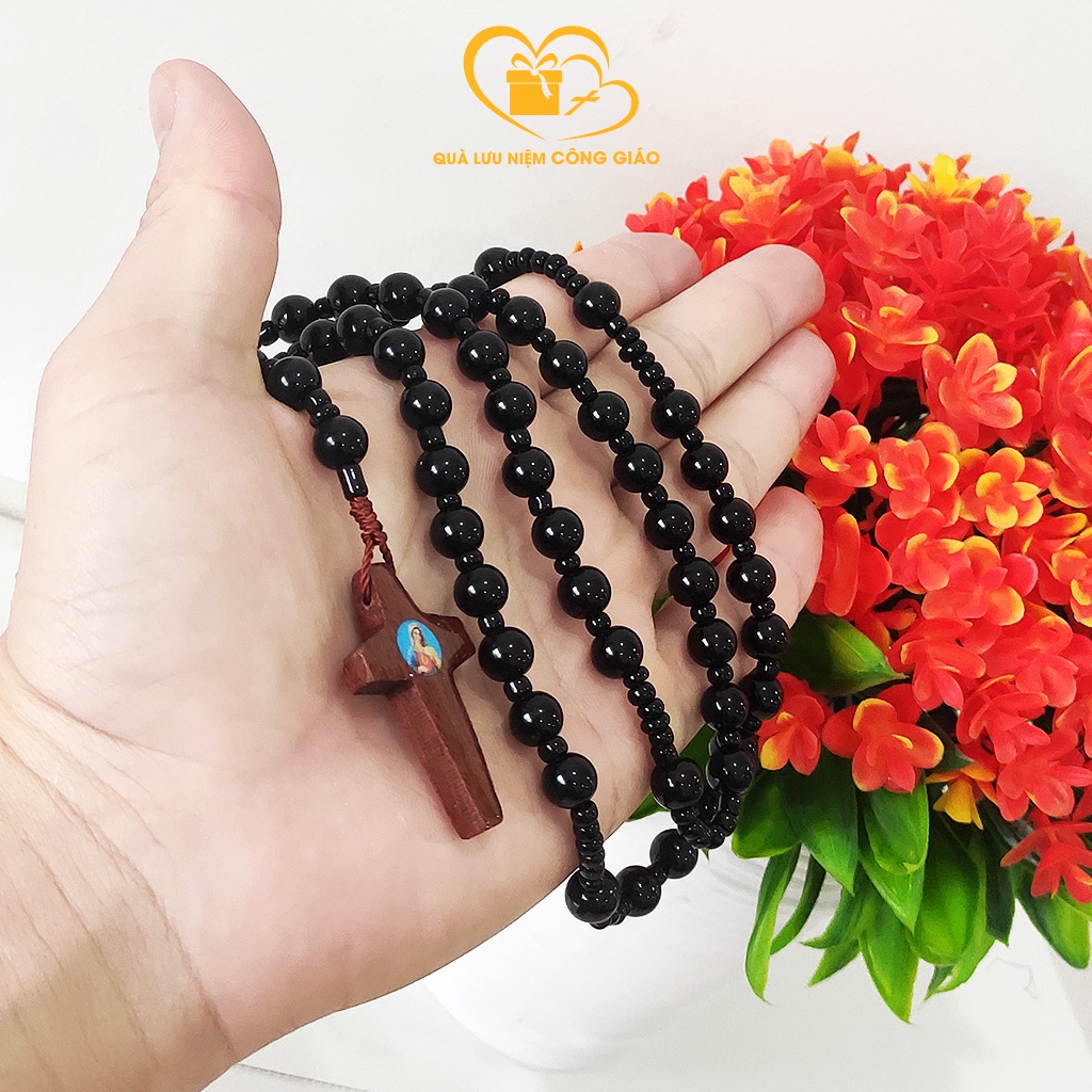 Chuỗi Mân Côi 50 ,Tràng Chuỗi Mân Côi 50 Hạt Quà Lưu Niệm Công Giáo