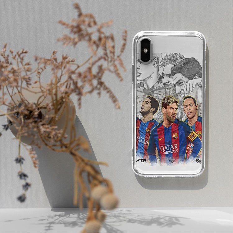 Ốp lưng Suarez Messi Neymar Barcelona cho Iphone 5 6 7 8 Plus 11 12 Pro Max X Xr BAR20210061