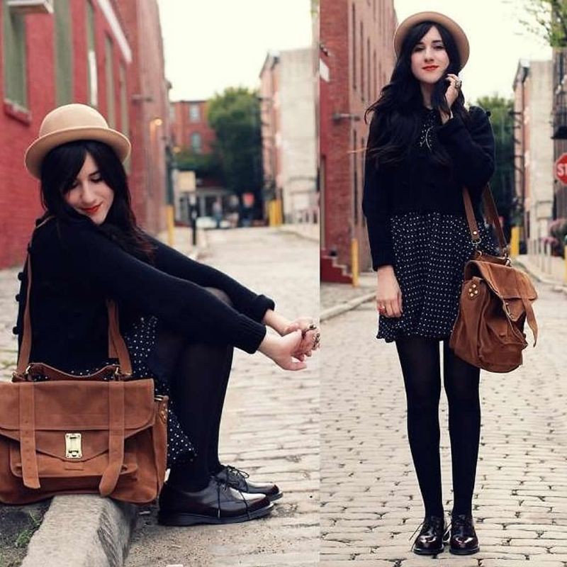 Mũ quả dưa hấu đính nơ phong cách vintage