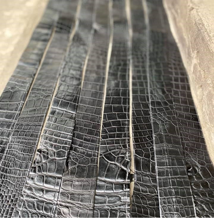 Phôi dây lưng da, ví cá sấu cao cấp chuyên làm đồ da thủ công - Nguyên liệu làm handmade