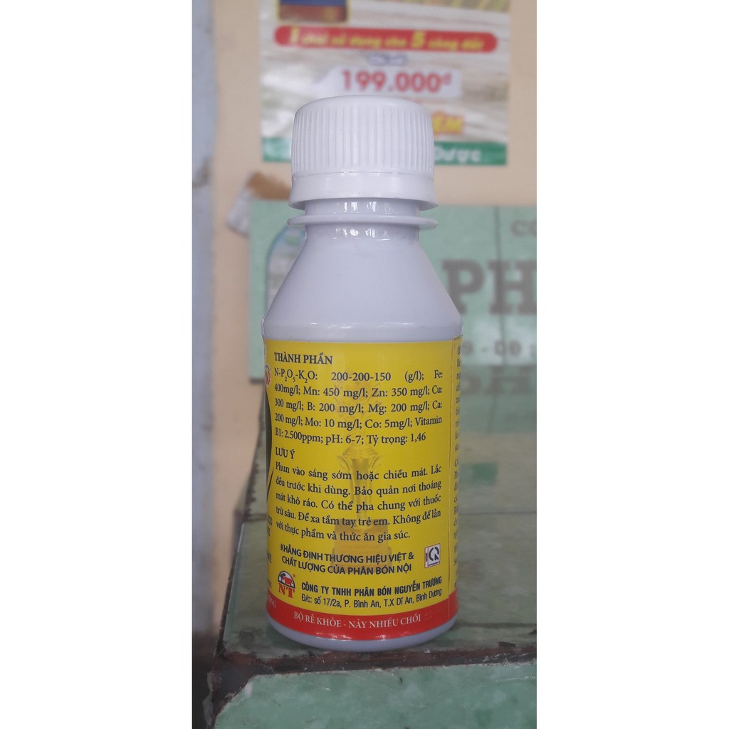 Phân bón lá đậm đặc HVP Vitamin B1 100ml