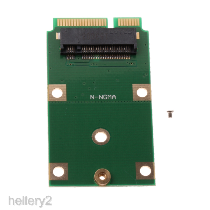 [HELLERY2] M.2 NGFF SSD to MSATA Adapter SSD Converter Adapter Card Green