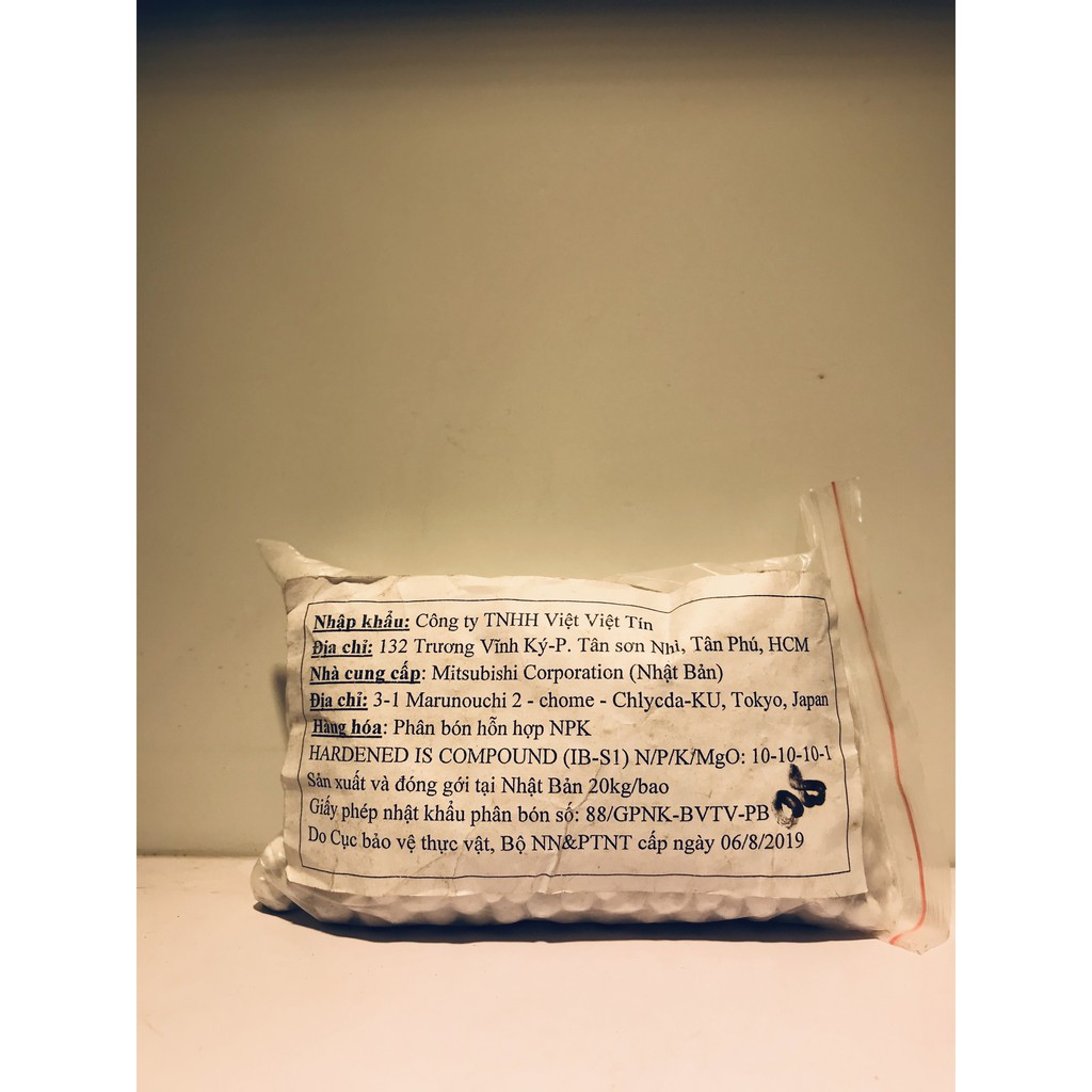 Phân trắng Đài Loan_Phân tan chậm 500gr (#phantrong #caycanh #vattu)