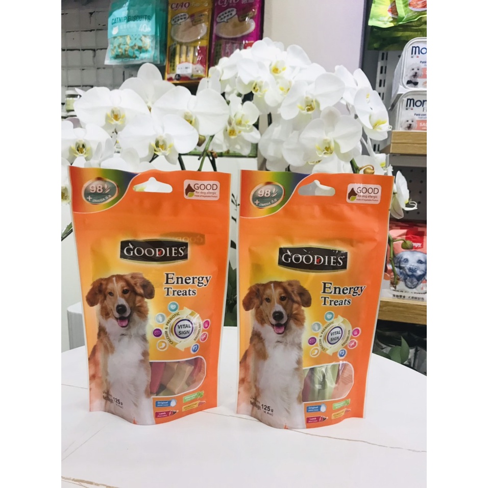 Snack gặm sạch răng Energy Treats Goodies 125gr-500gr