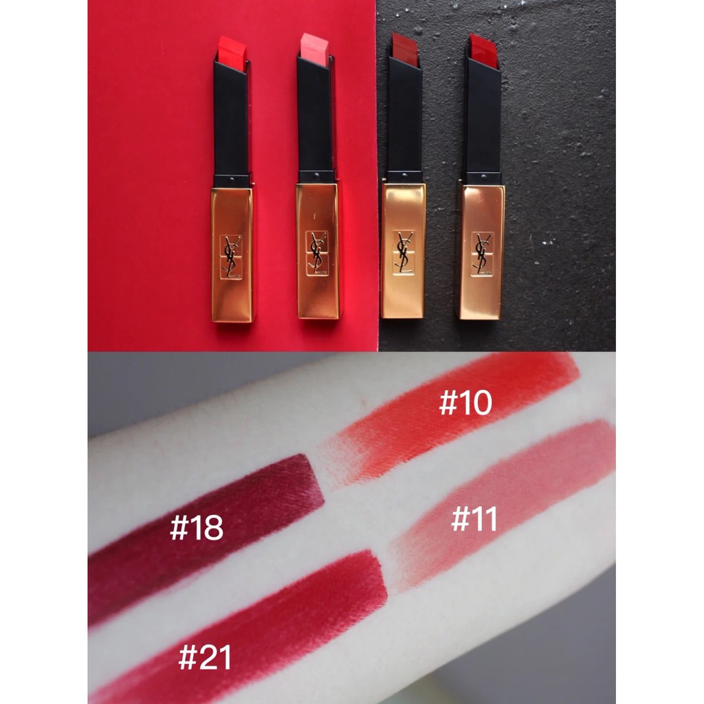【Giải phóng hàng tồn】[Chính Hãng] Son YSL Rouge Pur Couture The Slim Có Quà Tặng Kèm Cao Cấp