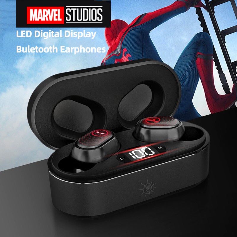 Tai nghe Bluetooth không dây Disney BTMV09 in-ear stereo chống nước giảm tiếng ồn độ trễ thấp phong cách thể thao