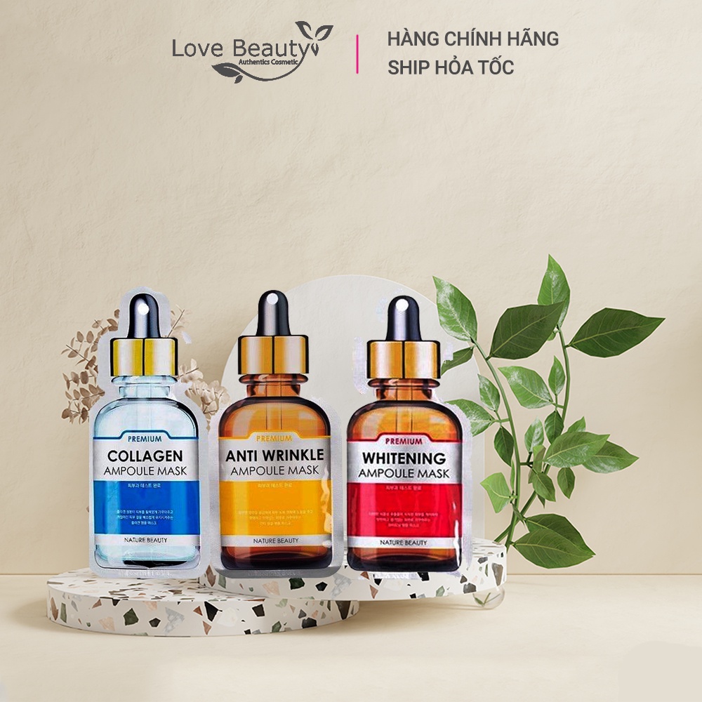 Mặt Nạ Tế Bào Gốc NATURE BEAUTY PREMIUM AMPOULE MASK