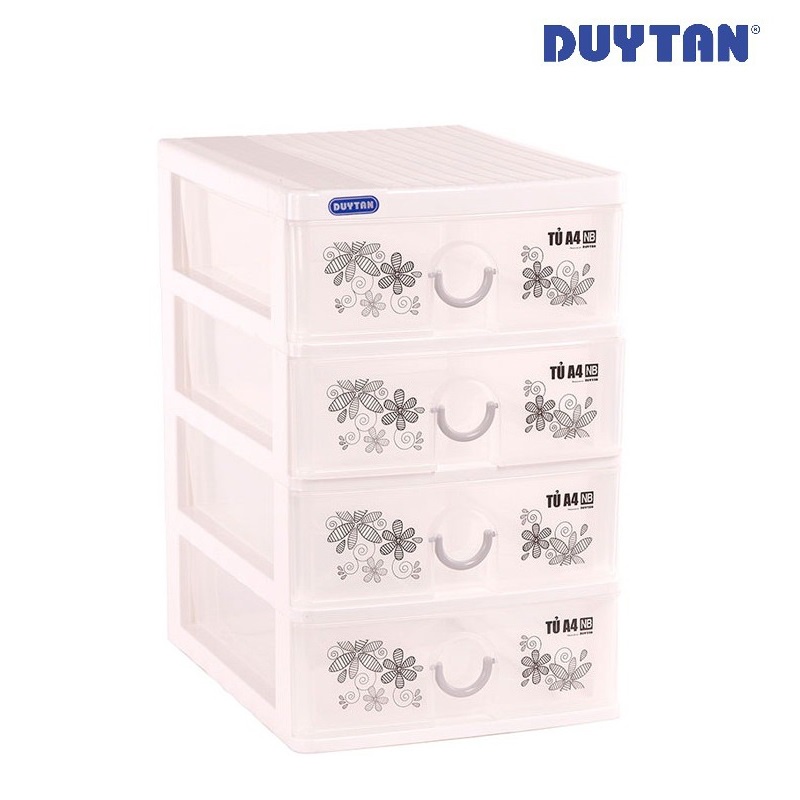Tủ nhựa A4 Nắp Bằng DUY TÂN 3-4-5 ngăn | Tủ đựng giấy A4 - Hồ Sơ -  Đồ Trang Điểm | Yến Shop