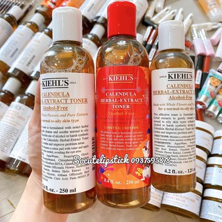 Toner hoa cúc kiehls kiehl's calendula herbal-extract 40ml - 100ml - 125ml - 250ml minisize fullsize