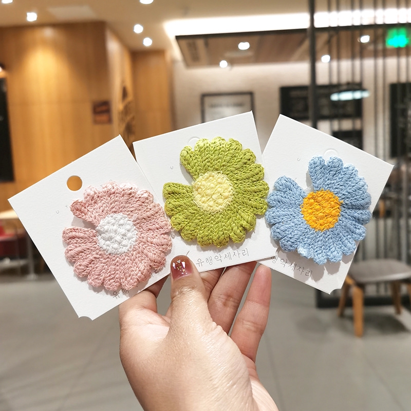 Kẹp tóc hình hoa hướng dương xinh xắn thời trang cho nữ