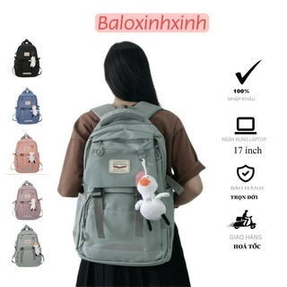 Balo đi học, du lịch, đựng vừa laptop 16inch, phản quang chất trượt nước size 46 mã BV72 cặp sách nữ