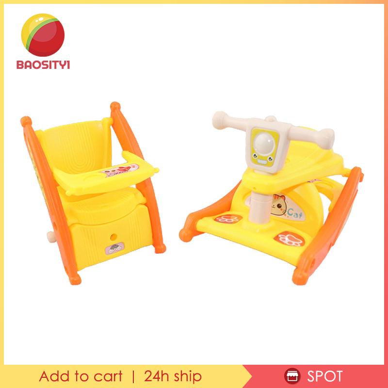 Ghế ăn/ xe bập bênh cho búp bê 1/6 dành cho bé gái