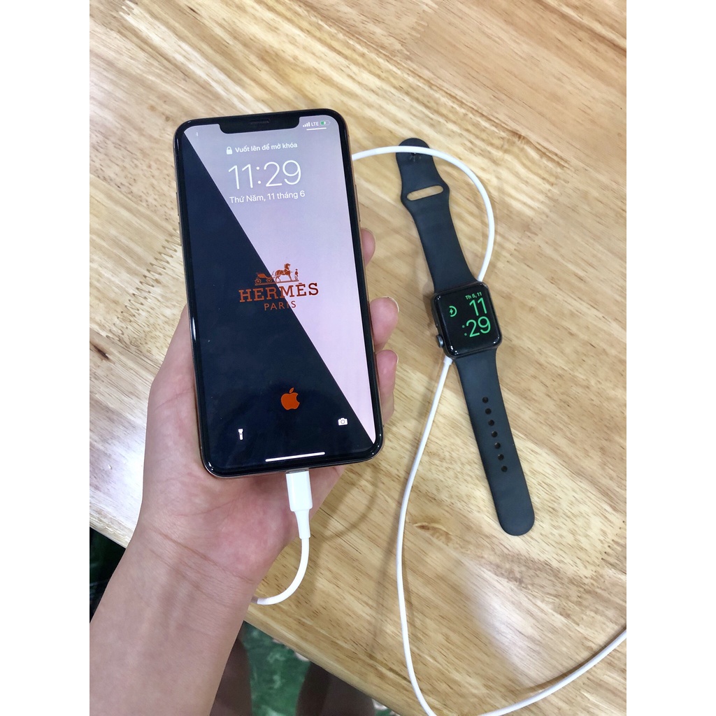 Cáp Sạc Pisen 2 in 1/Cáp sạc nhanh Wiwu Type C M10 cho IPhone IPad sạc không dây cho Apple watch