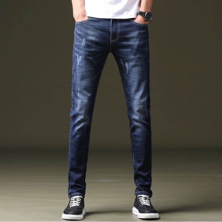 Quần jean nam rách nhẹ ⛔FREE SHIP⛔ Quần bò nam côn chuẩn form không phai màu | BigBuy360 - bigbuy360.vn