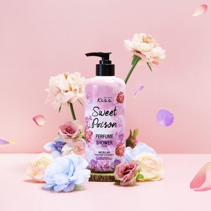 Sữa Tắm Sạch Sâu Hương Nước Hoa Malissa Kiss - Hương Sweet Poison 350ml