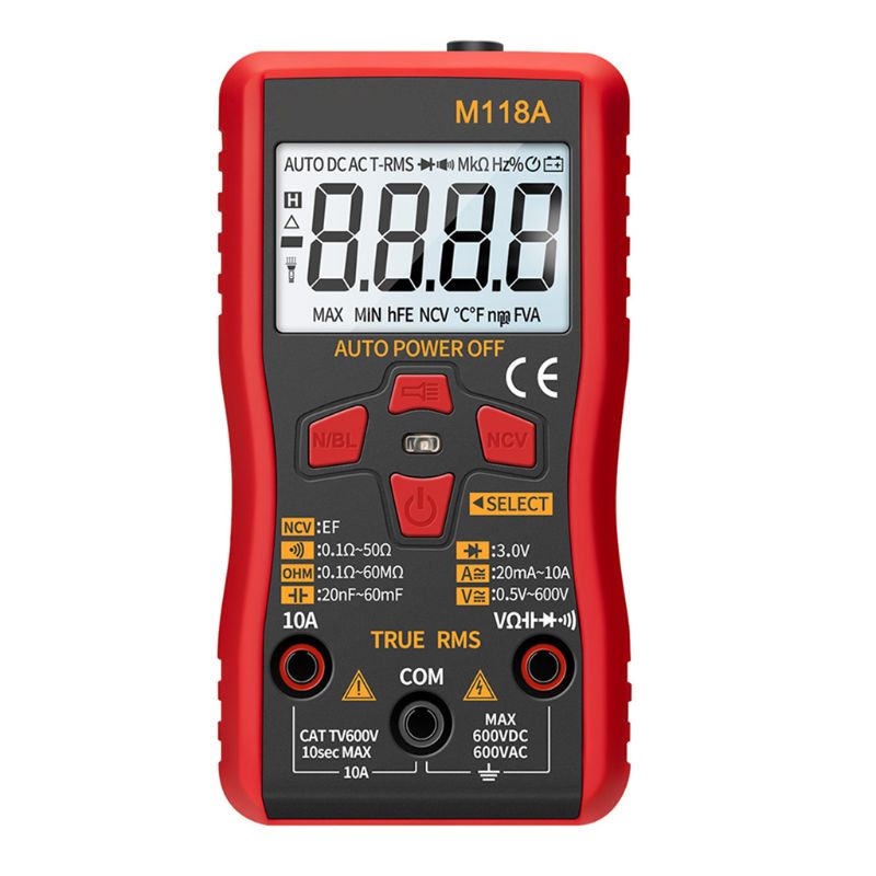 Đồng Hồ Vạn Năng Điện Tử Thông Minh Mini M118A Rms 6000