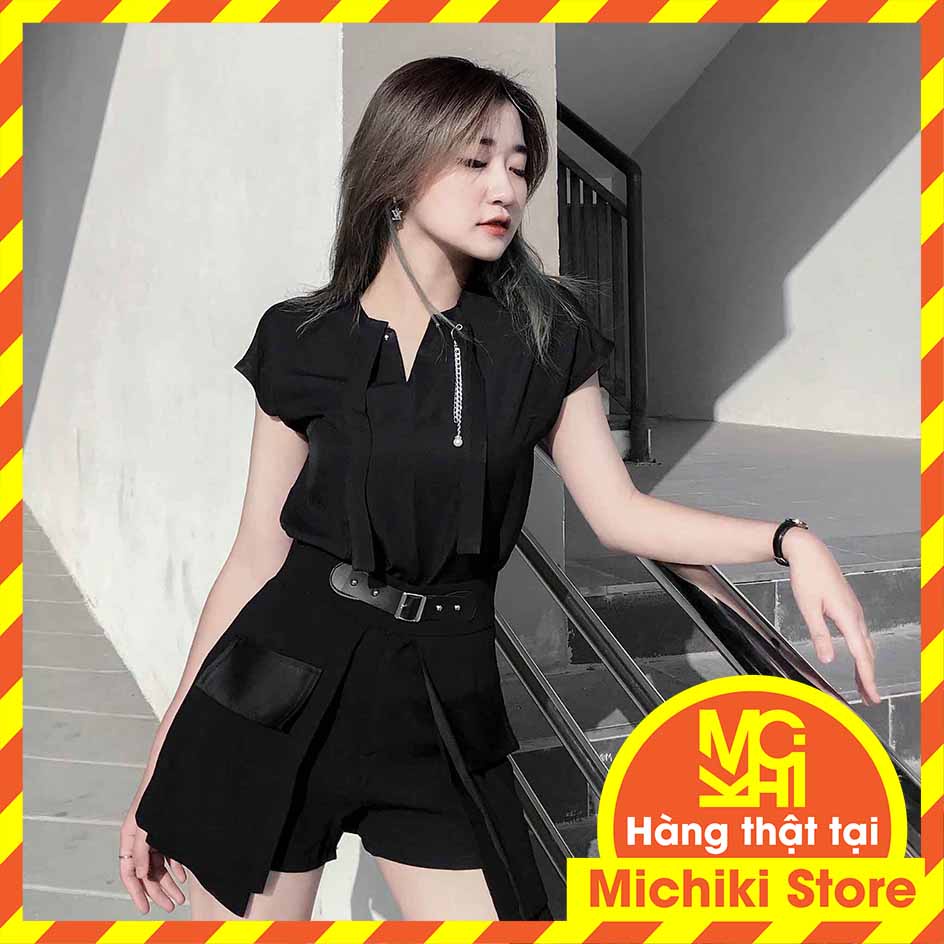 Áo sơ mi sát nách Michiki phong cách Ulzzang - Hàng thiết kế cao cấp