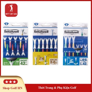 Tee golf Nhật Tomahawk bằng nhựa có thể điều chỉnh chiều cao thấp hàng chính hãng TG005