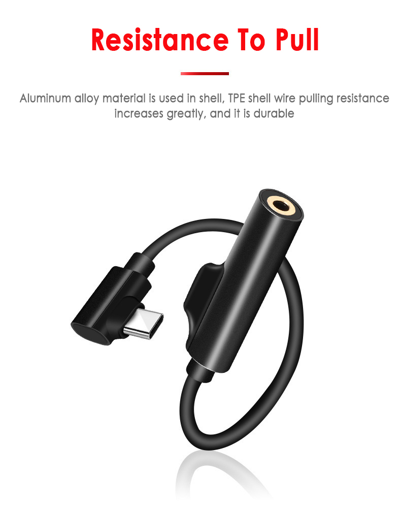 Cáp chuyển đổi âm thanh type c sang usb-c 3.5mm