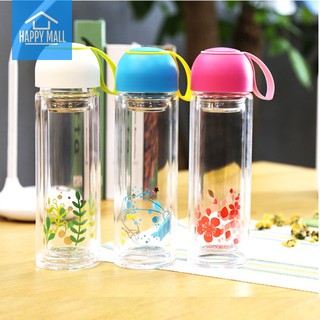 Bình thủy tinh Lock&Lock 2 lớp chịu nhiệt 350mlLLG654 Happy Mall