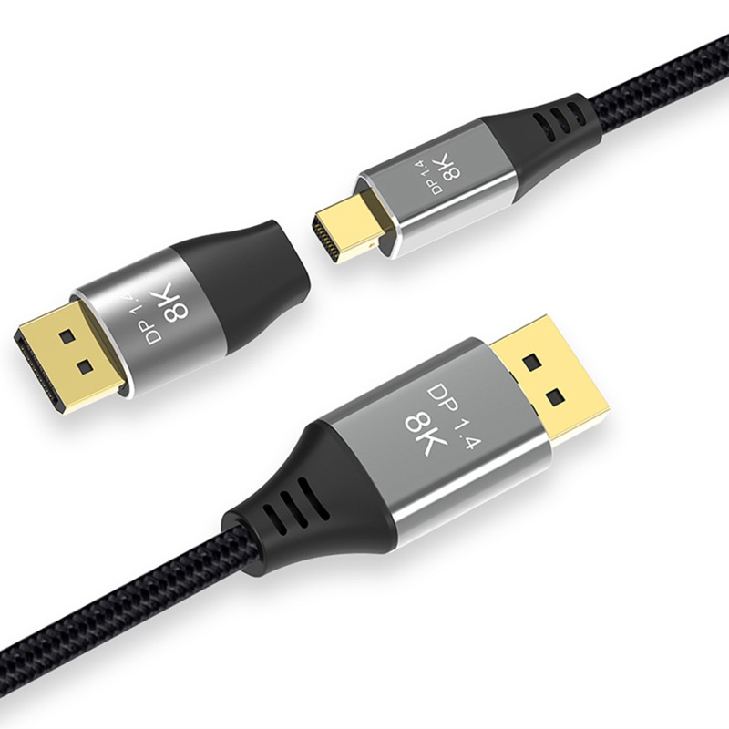 Đầu chuyển đổi MiniDP sang DisplayPort 8K DP1.4 cho máy tính laptop/điện thoại