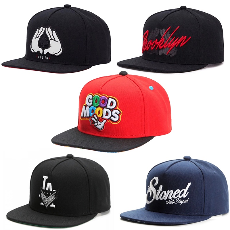 Nón Lưỡi Trai Có Thêu Chữ Phong Cách Hip Hop Năng Động