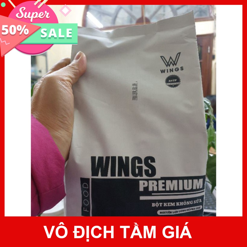 Bột sữa Wings gói 1kg - bột sữa béo tôn vị trà