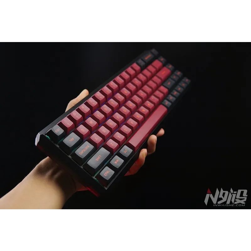 Bàn Phím Cơ Máy Tính Không Dây - Darmoshark K5 | Black Red