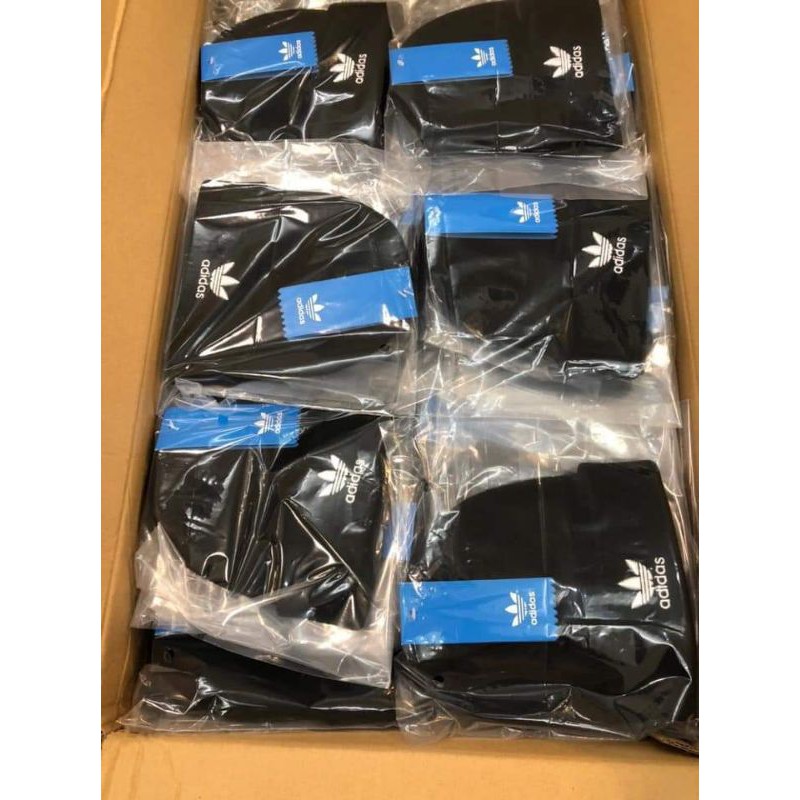 Mũ len Adidas màu đen  - Xuất dư xịn Freesize cho bé 3-15 tuổi