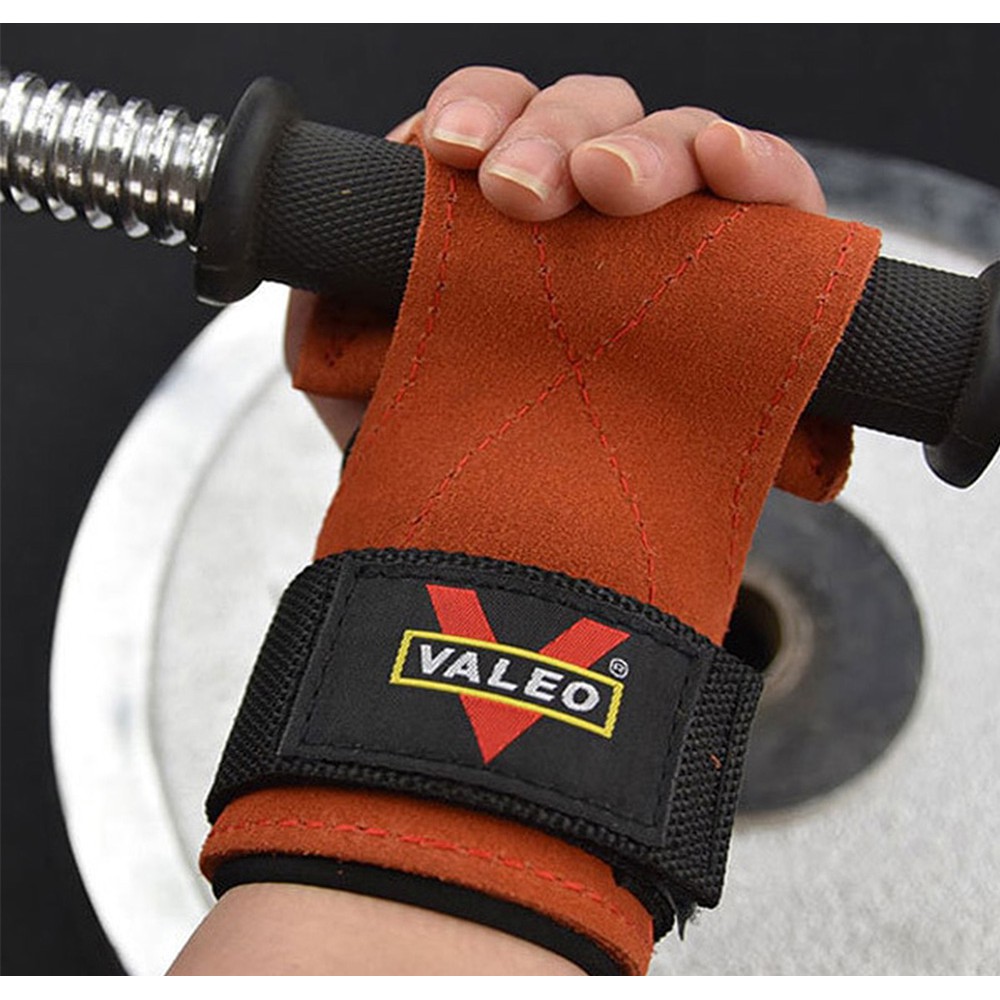 Lifting Grips - Găng Tay Kéo Lưng VALEO hỗ trợ tập Gym - Lên xà, nâng tạ, kéo lưng (1 Đôi)