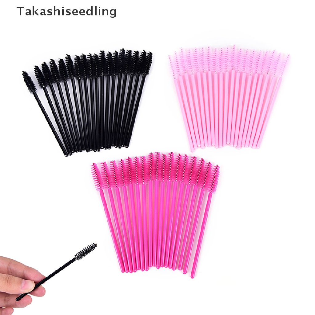 [Hàng mới về] 50 cọ lông mi dùng một lần dụng cụ trang điểm mascara