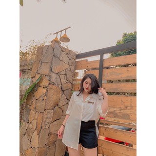 SƠ MI TRẮNG ĐEN TAG XÍCH