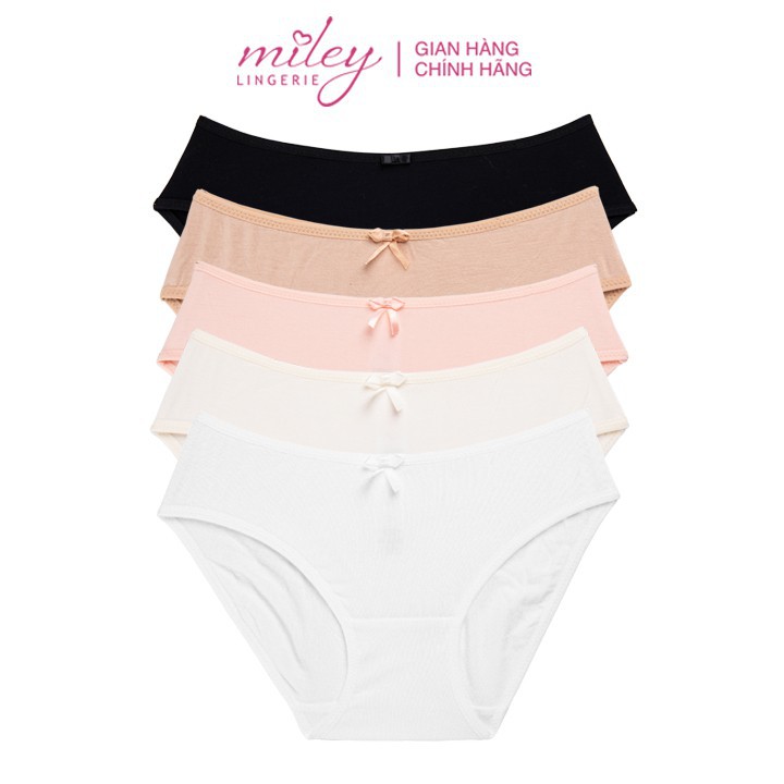 Combo 5 Quần Lót Nữ Modal + 5 Thun Lạnh Miley Lingerie BCS- BMS (Màu ngẫu nhiên)