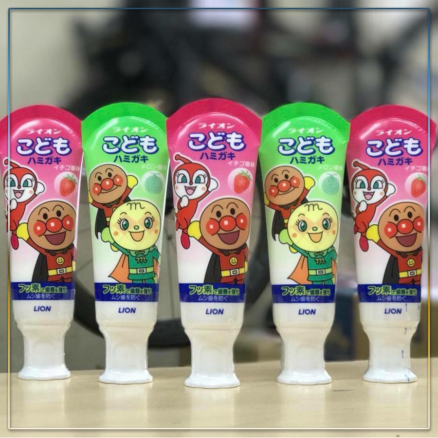 [Hỏa Tốc HN] Kem Đánh Răng Nuốt Được Lion Cho Bé Nội Địa Nhật Bản