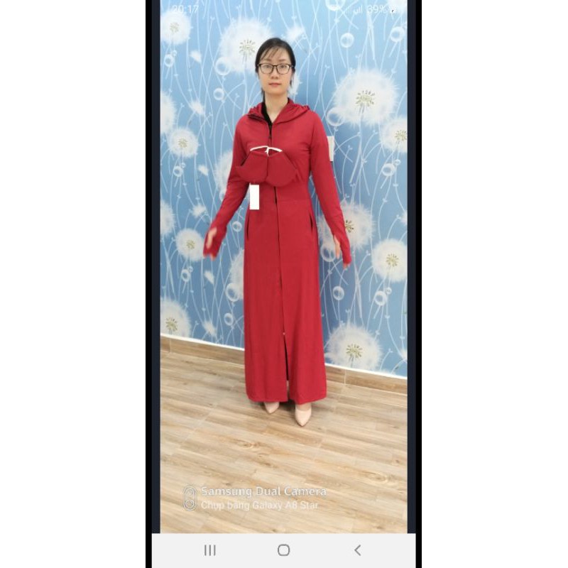 áo choàng dài Chống Nắng toàn thân 2 lớp vải Nano nhật thông hơi thoáng khí chống tia UV cao cấp | BigBuy360 - bigbuy360.vn