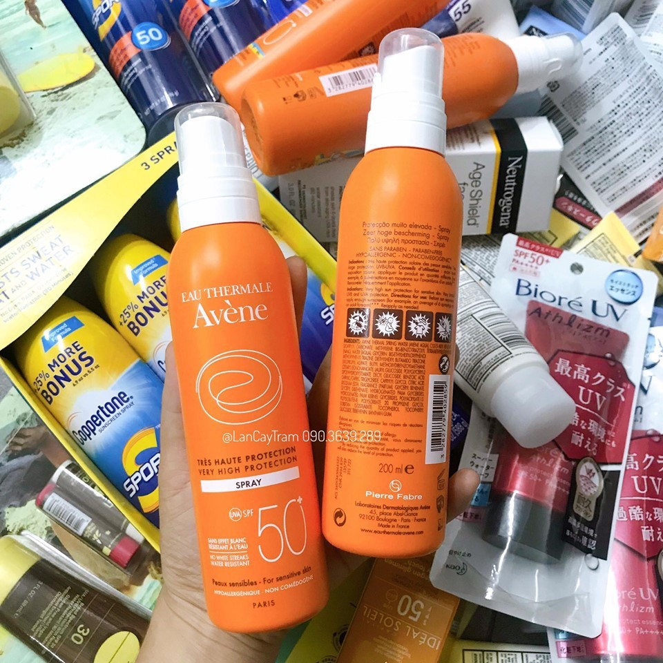 Kem chống nắng Avene mẫu mới dùng cho mọi loại da